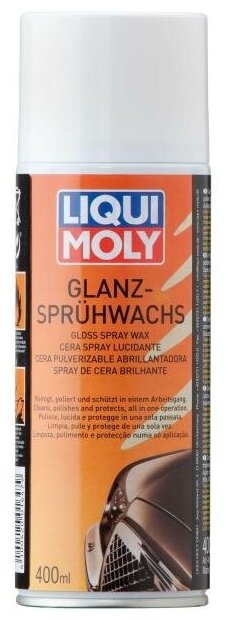 Жидкий воск LIQUI MOLY Glanz-Spruhwachs 1647, 0,4 л - фото №3