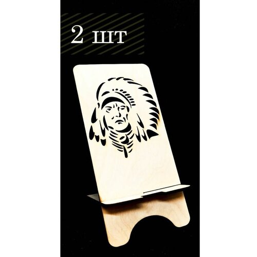 Подставка под телефон из дерева drevorub 