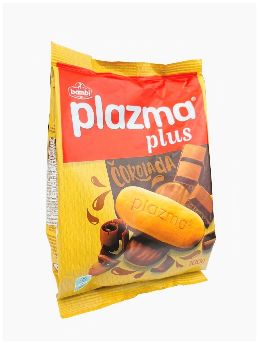 Печенье Plazma Plus с шоколадом - 6 шт* 100 грамм - Плазма Плюс. Европа - фотография № 1