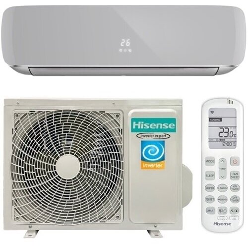 Кондиционер Hisense AS-10UW4RVETG01(S) Silver Crystal DC Inverter