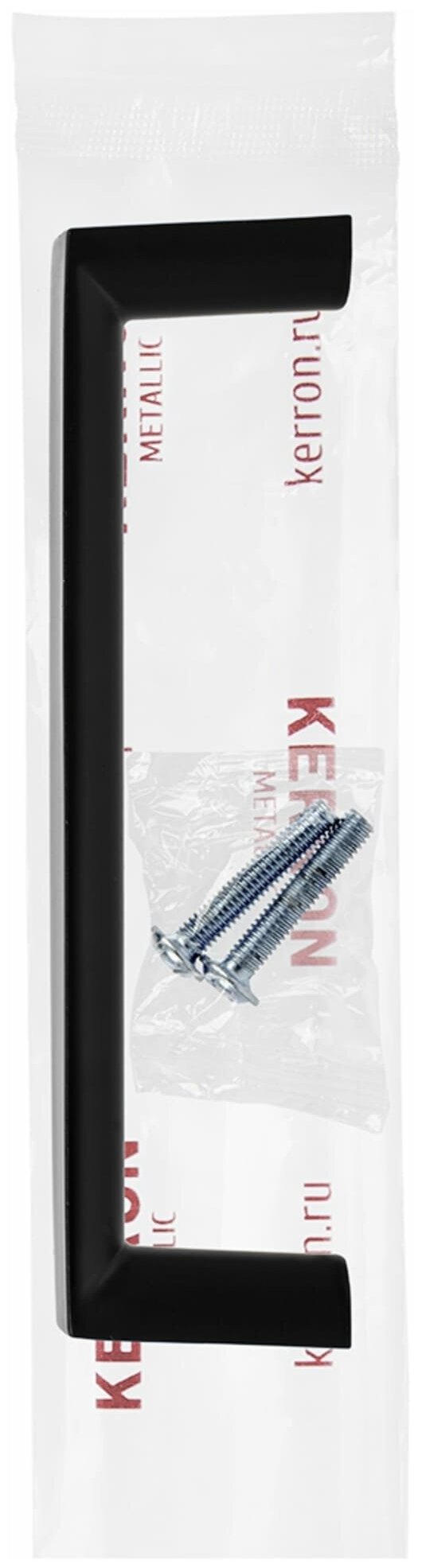 Ручка-скоба Kerron S-2440 96 мм, цвет матовый чёрный - фотография № 4