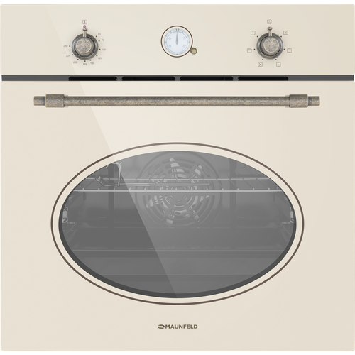 Электрический духовой шкаф MAUNFELD EOEFG.566RIB.RT, бежевый
