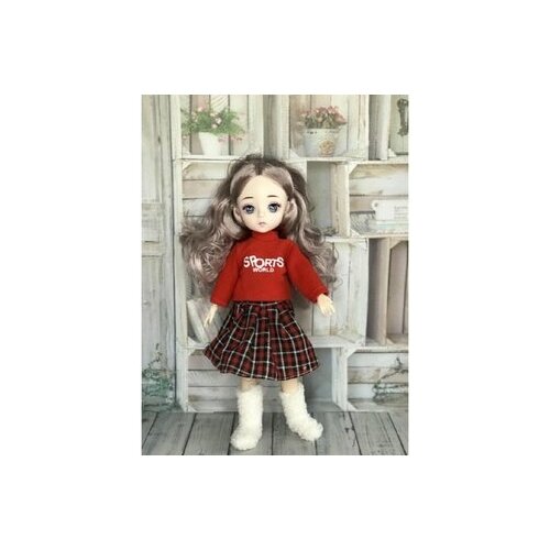 Кукла шарнирная с одеждой и обувью, 30 см