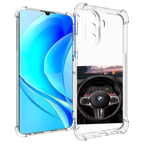 Чехол MyPads bmw 4 мужской для Huawei Nova Y70 / Nova Y70 Plus (MGA-LX9N) / Huawei Enjoy 50 задняя-панель-накладка-бампер чехол mypads skoda шкода 4 мужской для huawei nova y70 nova y70 plus mga lx9n huawei enjoy 50 задняя панель накладка бампер