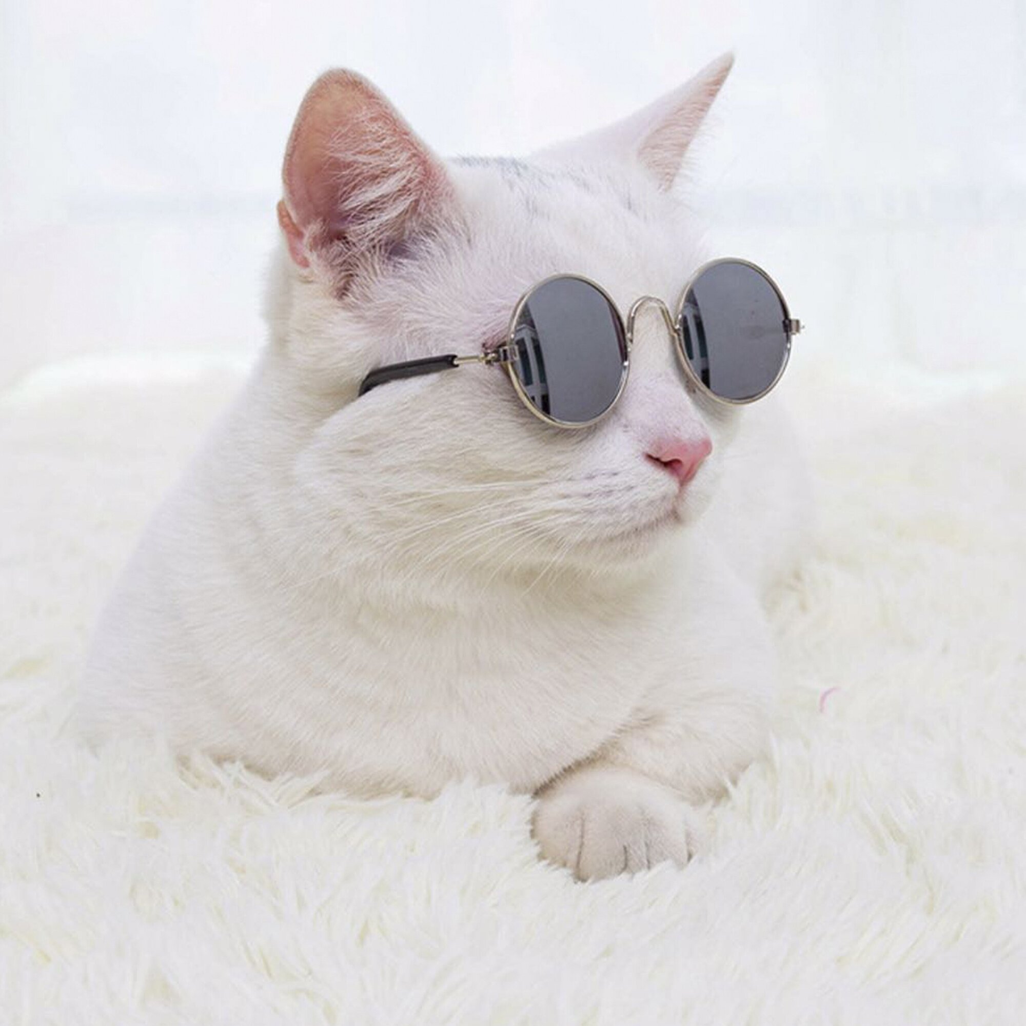 Солнцезащитные очки для животных, очки для собак и кошек, аксессуар для фотосессии - фотография № 4