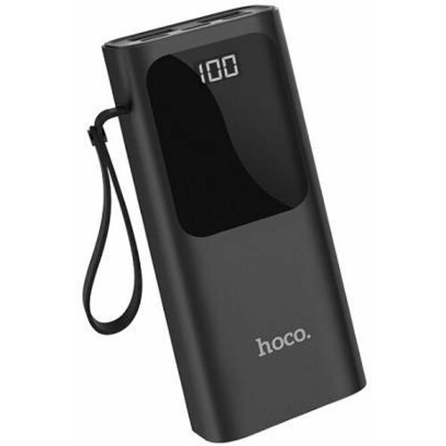 Внешний аккумулятор Power Bank 10000 mAh Hoco J41 черный 180300₽