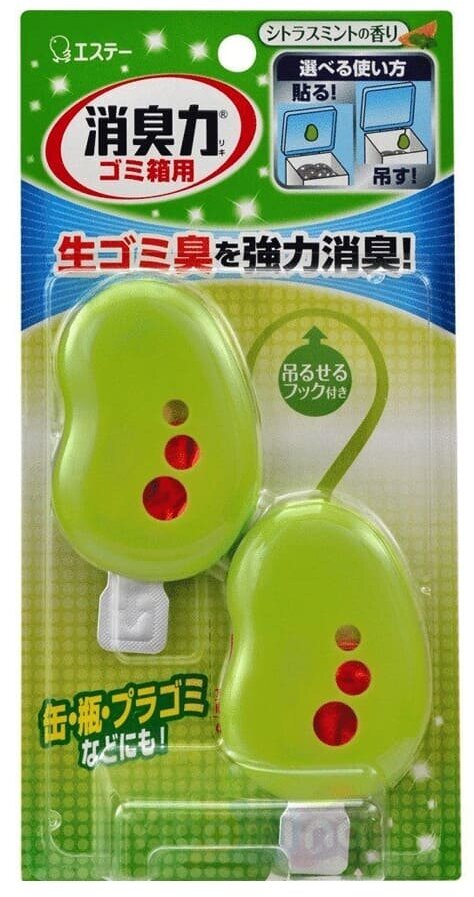 Shoshu-Riki дезодорант-ароматизатор для мусорных корзин с ароматом цитрусов и мяты 2 г
