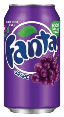 Газированный напиток Fanta Grape со вкусом винограда (США), 355 мл (12 шт) - фотография № 7