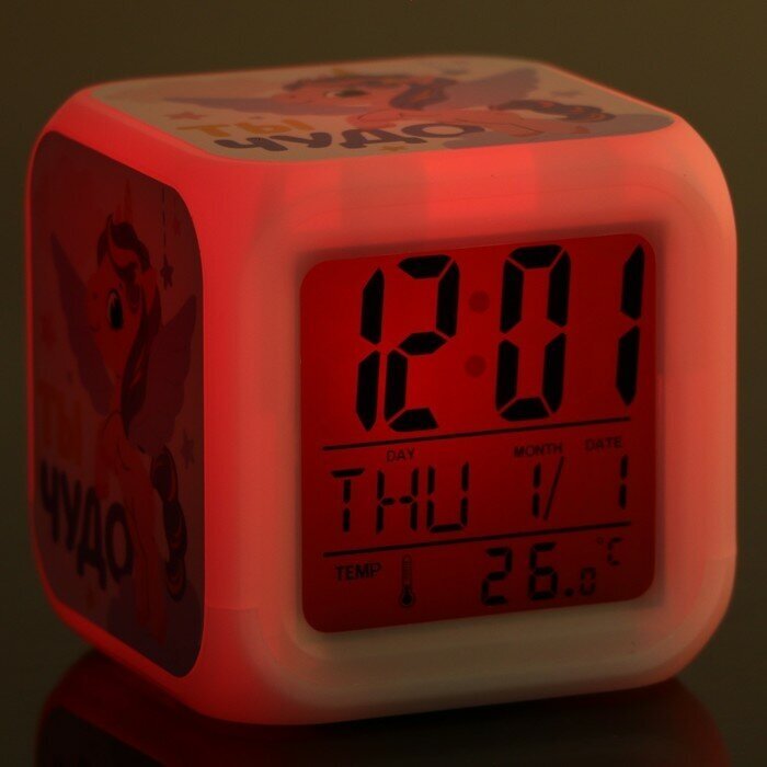 Электронные часы-будильник Ты чудо, с подсветкой Like me 9355180 . - фотография № 10