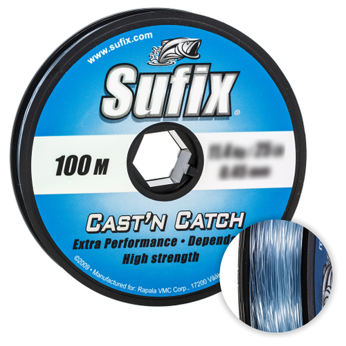 Леска Sufix Cast'n Catch 100м. 0.40мм. BLUE