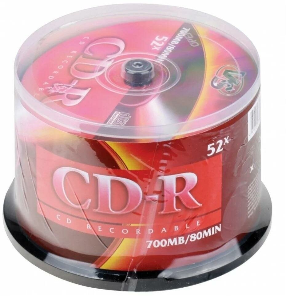 Диск VS CD-R 80 52x CB/50