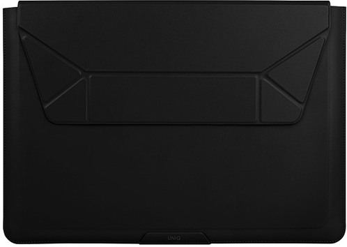 Кожаный чехол Uniq Oslo с подставкой для MacBook Pro 14" (OSLO(14)-BLACK), черный