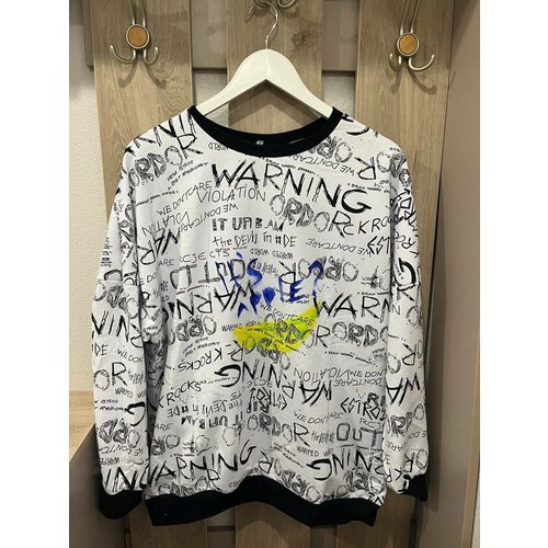 фото Лонгслив женский с ручным принтом tryhandmadestore