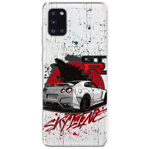 Силиконовый чехол Mcover для Samsung Galaxy A31 с рисунком Nissan GTR Skyline силиконовый чехол mcover для samsung galaxy s21 с рисунком nissan gtr skyline