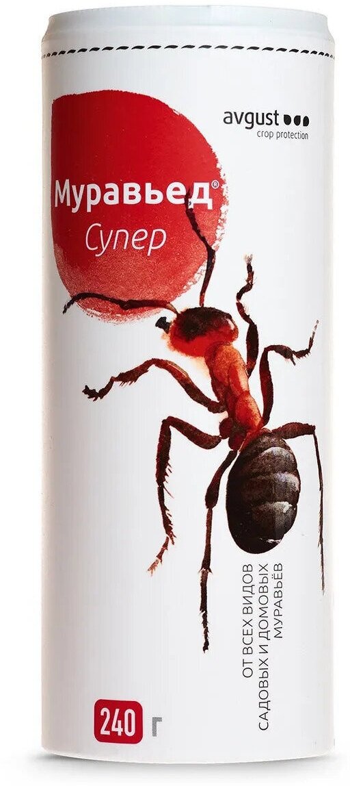 Инсектицидное средство Муравьед Супер 240 г средство для уничтожения различных видов садовых и рыжих домовых муравьев