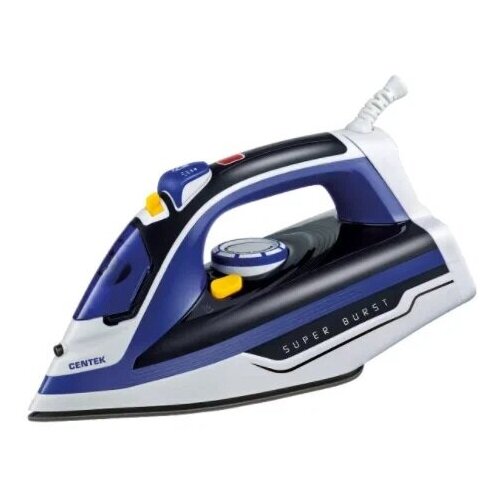 Утюг Centek CT-2350 BLUE 2400Вт керамическая подошва высокая мощность 300 мл 119300₽