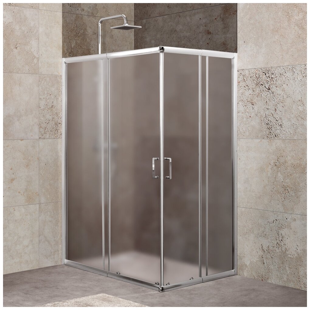 Душевой уголок Belbagno UNIQUE-AH-2-100/115-75/90-P-Cr