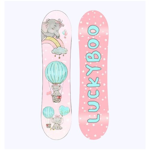 Сноуборд универсальный детский LUCKYBOO PINK - 90 - Розовый