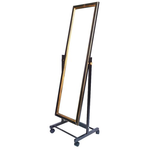 Зеркало напольное Верона Зеркало на колесиках деревянное орех