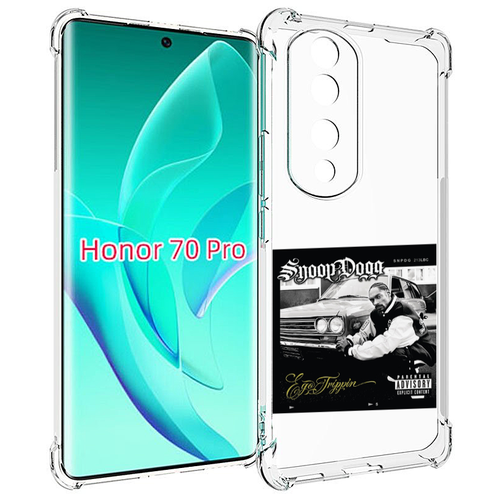 Чехол MyPads Snoop Dogg EGO TRIPPIN’ для Honor 70 Pro / 70 Pro Plus задняя-панель-накладка-бампер чехол mypads snoop dogg ego trippin’ для xiaomi redmi k60 pro задняя панель накладка бампер