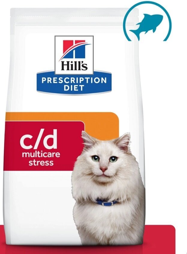 Сухой диетический корм для кошек Hill's Prescription Diet c/d Multicare Urinary Stress при профилактике цистита мкб, с рыбой, 1,5кг годен по 07.2024г. - фотография № 19