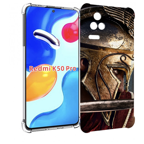 Чехол MyPads Assassin's Creed Odyssey для Xiaomi Redmi K50 / K50 Pro задняя-панель-накладка-бампер