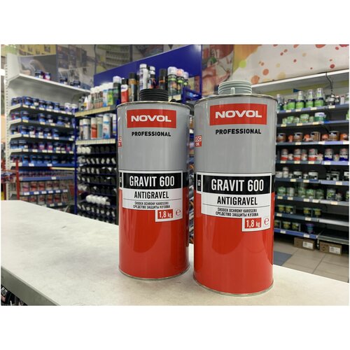 Антигравий Novol GRAVIT 600 MS серый евробаллон 18 кг 2100₽