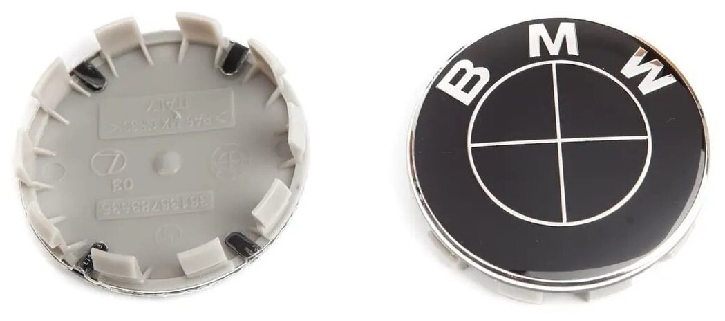 Заглушка диска БМВ/Колпачок для диска BMW, 68/65 мм 36136783536
