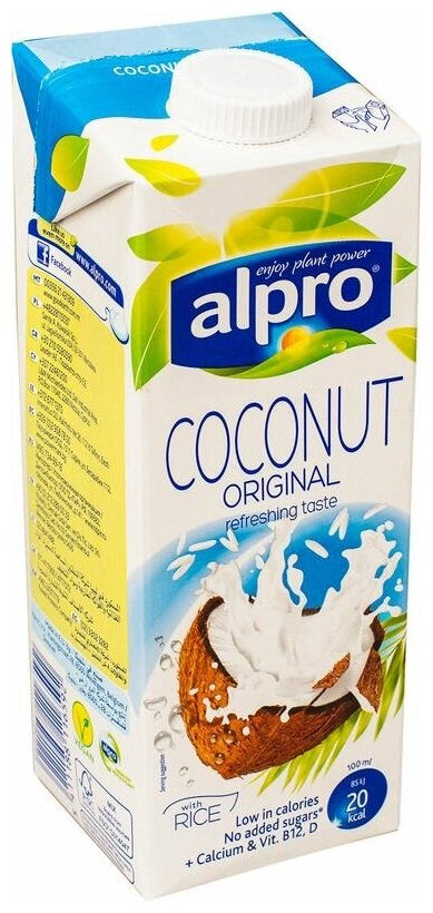 Напиток кокосовый с рисом ALPRO, 1 л - фотография № 10