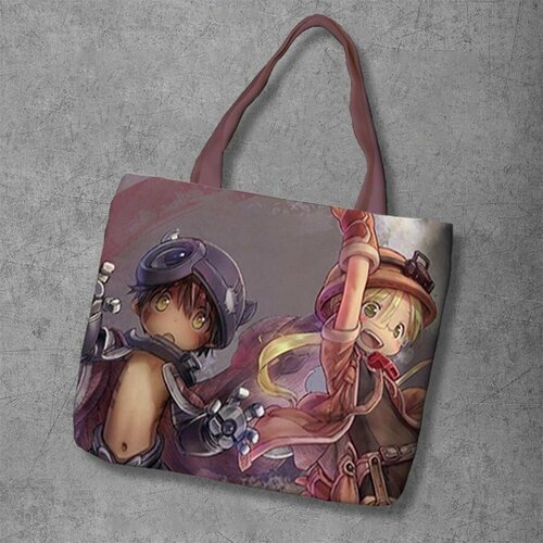 фото Сумка шоппер anime dakimakura, фактура рельефная, мультиколор