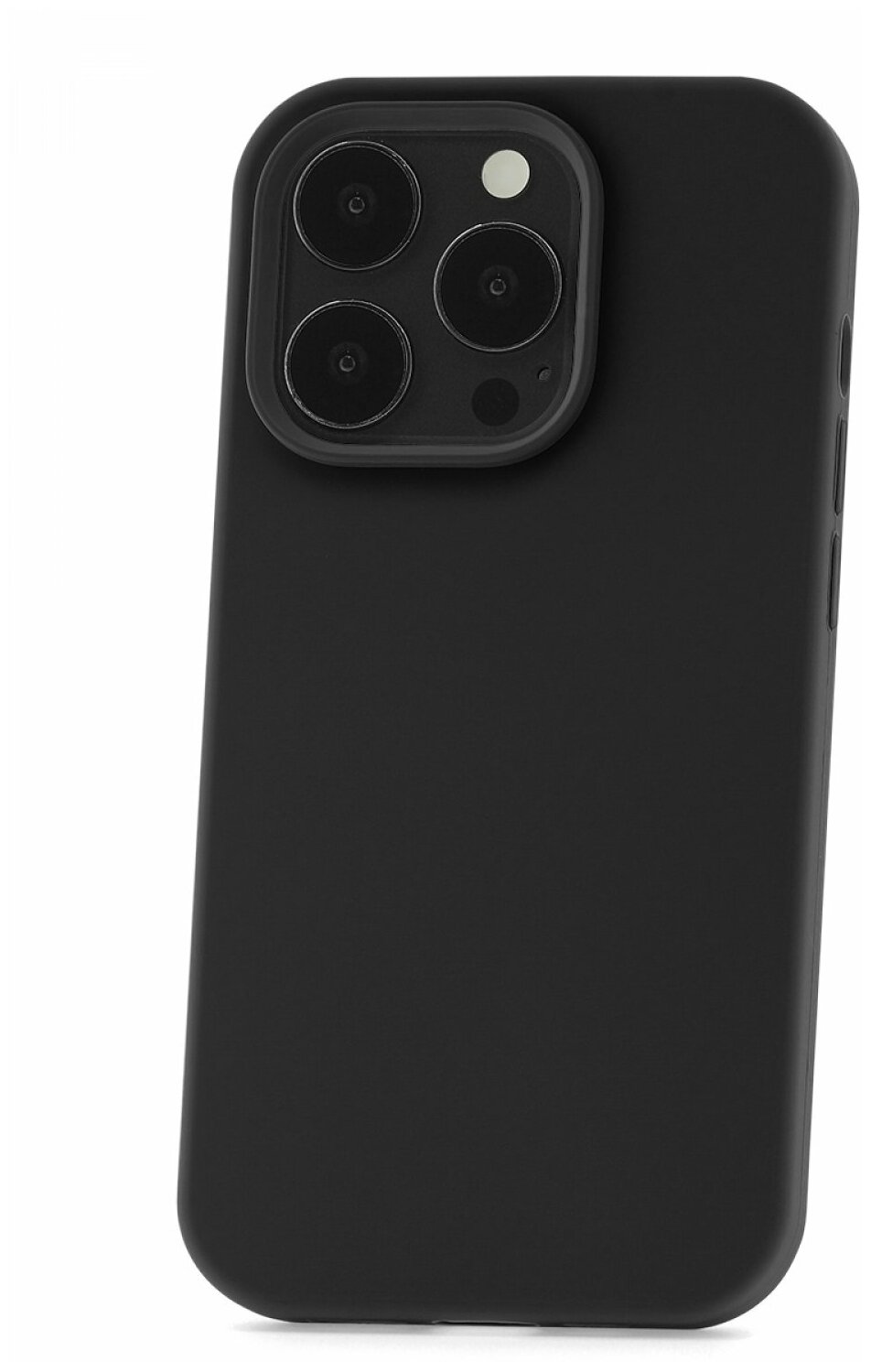 Чехол для iPhone 14 Pro Derbi Soft touch черный, противоударный силиконовый бампер, пластиковая накладка софт тач, защитный кейс на Айфон