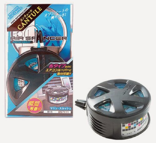 Изображение товара EIKOSHA Набор - ароматизатор меловой SPIRIT REFILL + холдер на дефлектор AIR SPENCER CANTULE - MARINE SQUASH арт. R-11