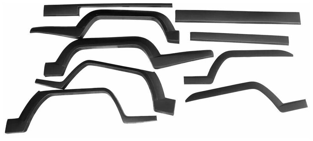 Молдинги УАЗ 452 Буханка (9 )/ накладки для тюнинга кузова расширители арок колесные арки спойлер подкрылки
