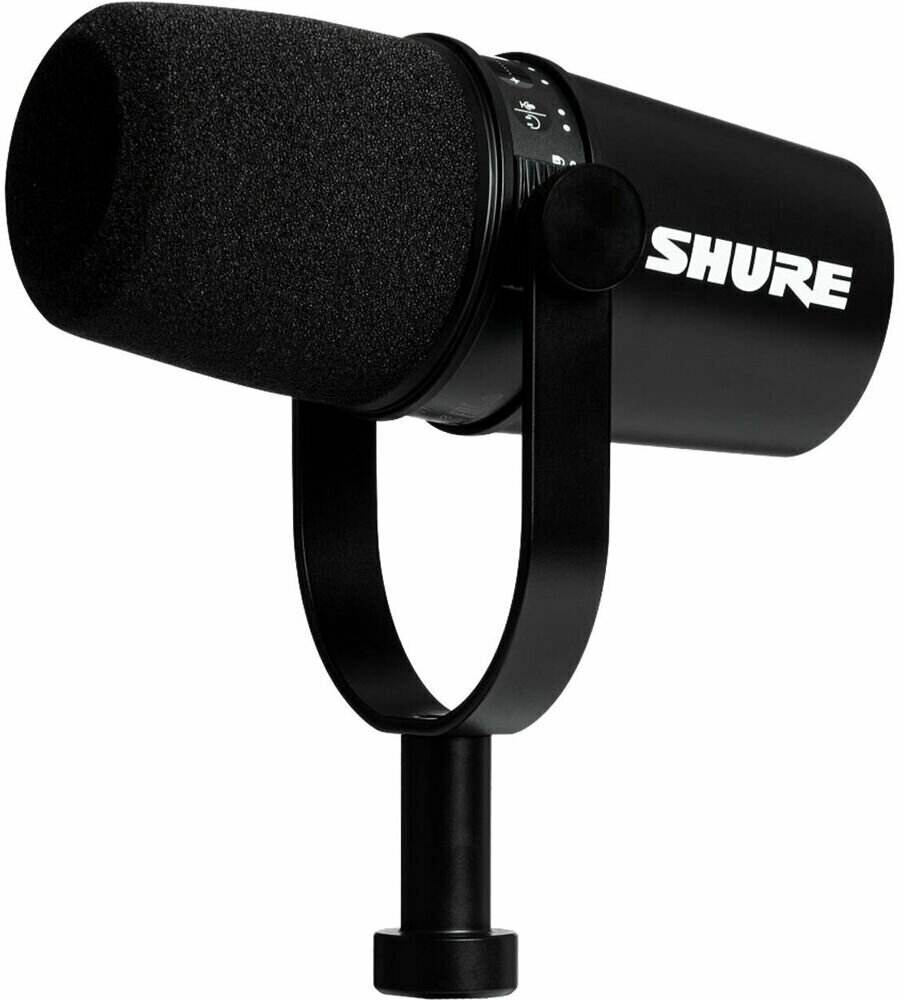 Микрофон проводной Shure MOTIV MV7, разъем: USB, черный