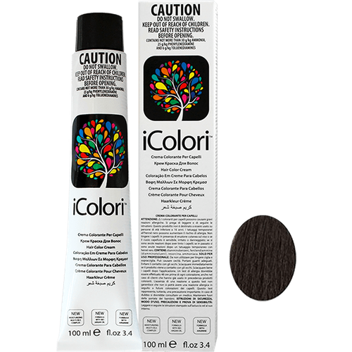 KayPro крем-краска для волос iColori, 4.4 каштановый медный