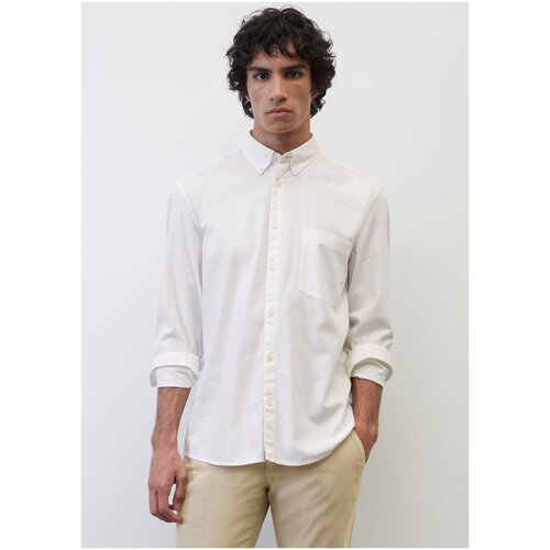 Рубашка мужская, Marc O’Polo, B21724242414, Размер: L: Цвет: бежевый (101)
