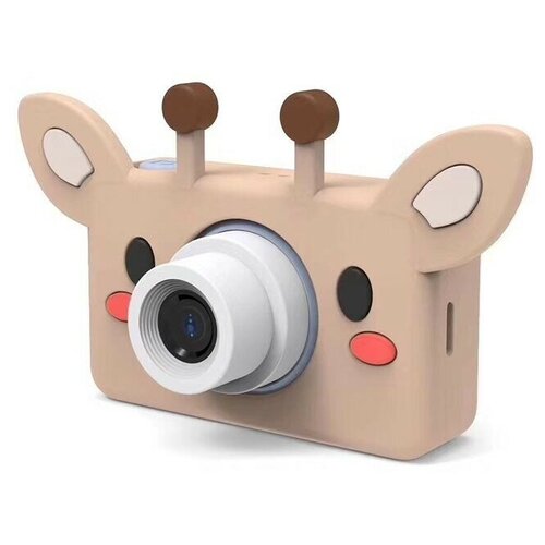 Детский фотоаппарат 24 Мп с чехлом с ушками Жирафик 196900₽