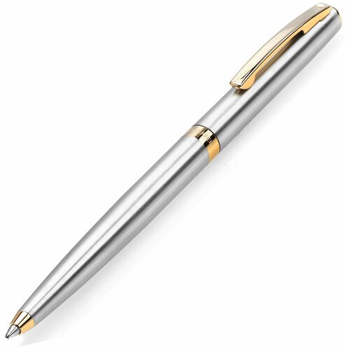 Шариковая ручка SHEAFFER Sagaris Black Barrel Chrome Cap Gold Tone Trim (SH E2947550)