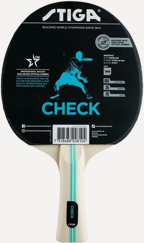 Изображение товара Ракетка для настольного тенниса STIGA Check Hobby WRB ITTF 1210-5818-01
