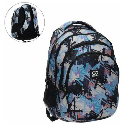 фото Gopack рюкзак молодёжный gopack teens pattern, 44 х 32 х 18 см, эргономичная спинка