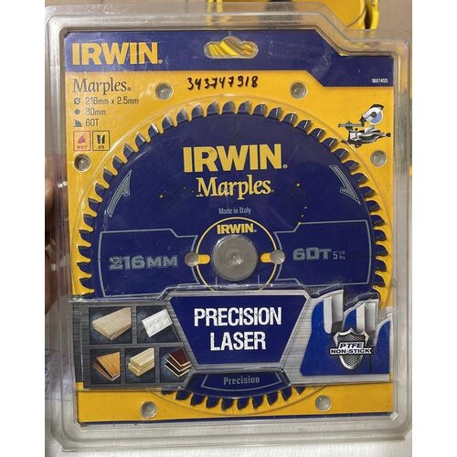 Пильный диск Irwin Marples IR HPP 216xT60x30 M 1897455