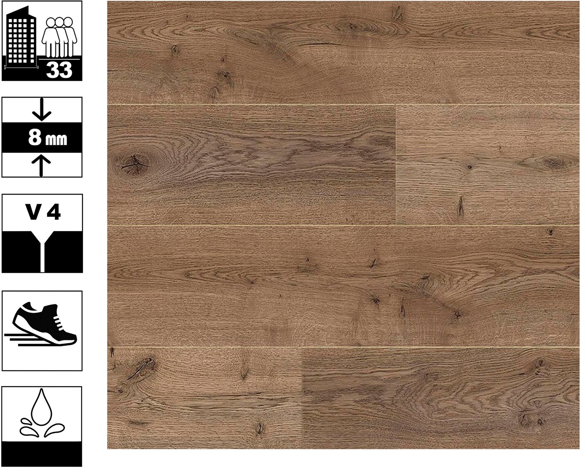 Ламинат FloorBee Costa AC5/33 4V Коста Валенсия