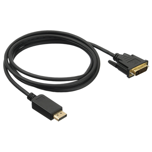 Кабель Buro DisplayPort - DVI-D (BHP DPP_DVI-2), 2 м, 1 шт., черный стяжки для кабеля buro bhp ctib 100шт