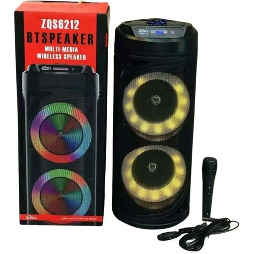 Портативная колонка Bluetooth BT Speaker ZQS-6212 Черный 339900₽