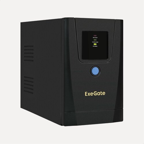 Изображение товара ИБП ExeGate SpecialPro UNB-1000. LED. AVR.1SH.2C13 1000VA/550W, LED, AVR,1*Schuko+2*C13