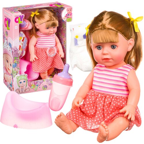 Интерактивный пупс BONDIBON OLY, 36 см, ВВ4261 куклы и одежда для кукол bondibon пупс мальчик oly со звуком и аксессуарами 15 см вв4327