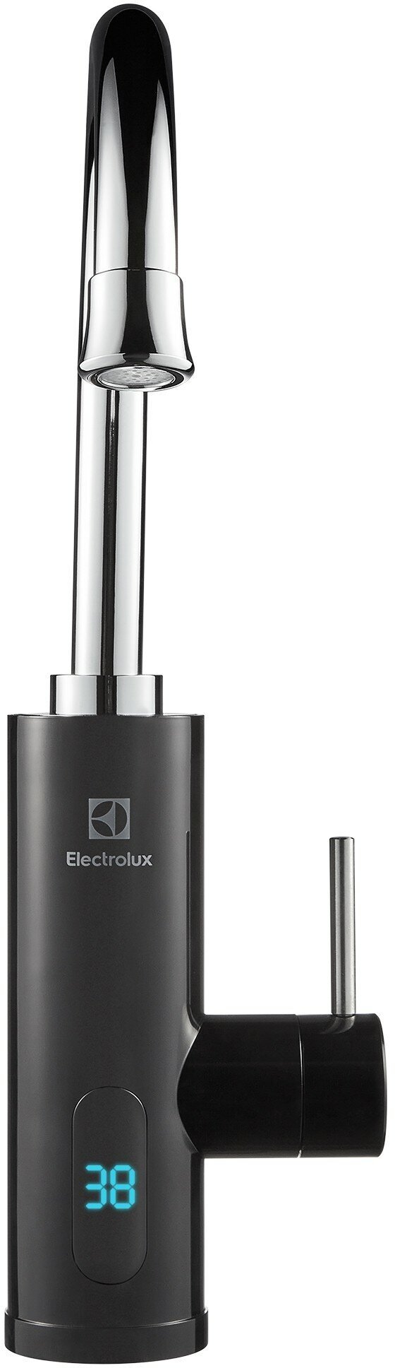 Водонагреватель ELECTROLUX Taptronic , проточный, 3.3кВт, кран, черный - фото №2