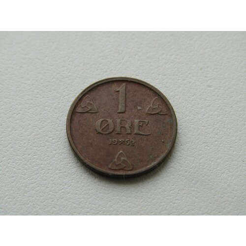 Монета. Норвегия 1 эре 1952