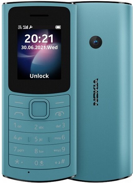 Сотовый телефон Nokia 110 4G DS (TA-1543) Blue