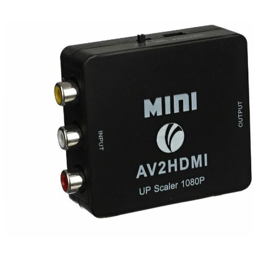 Конвертер AV => HDMI, VCOM av rca на hdmi переходник конвертер адаптер преобразователь видеосигнала белый